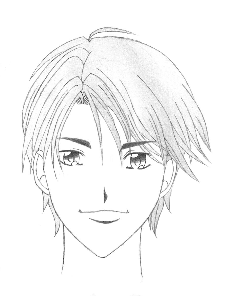Аниме лицо мальчика