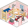 Event 3: Reina and Juliette bedroom