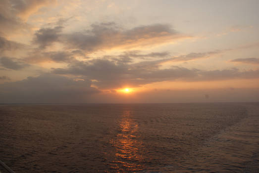 sunrise over the sea