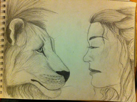 the Girl and the Lion