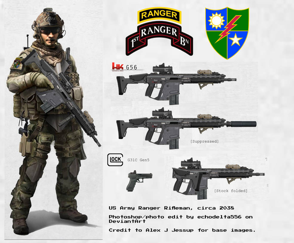 (new) 2038 Army Ranger (editing) by echodelta556 on DeviantArt