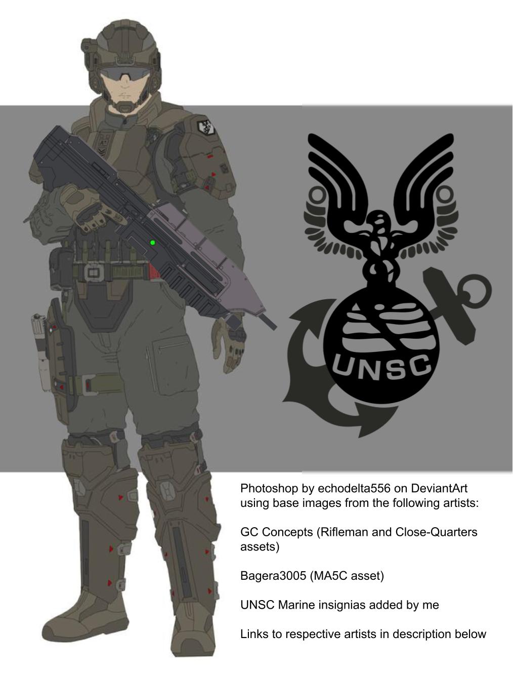 (EDITING OF BAGERA3005/GC CONCEPTS) UNSC Marine by echodelta556 on ...