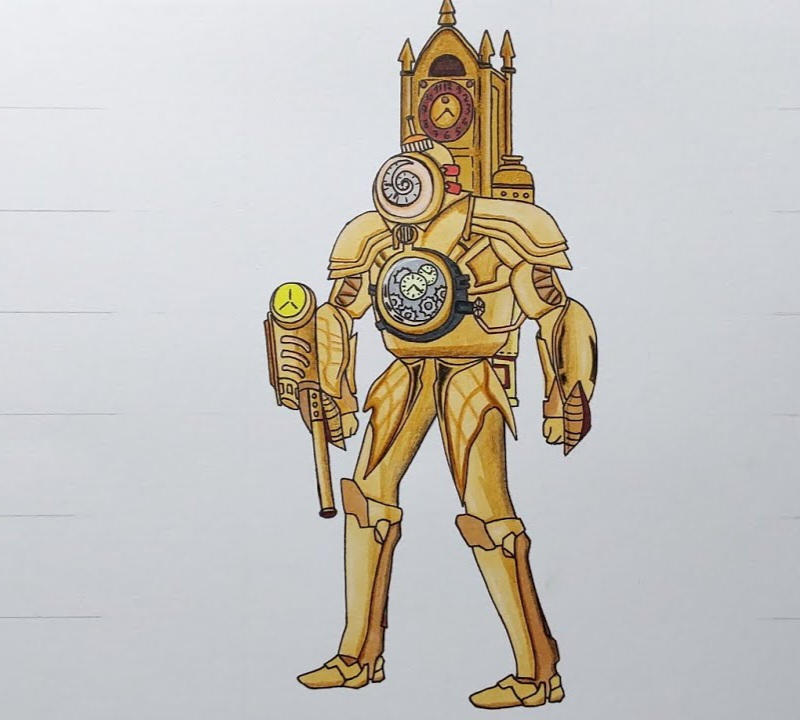 Titan Clockman in Wolfstar1119 by DeltaToiletEmperor on DeviantArt