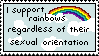 Rainbow Stamp