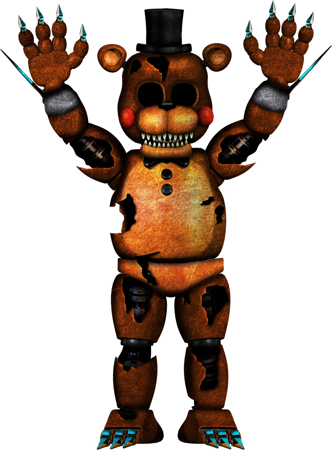 Classic FNaF 2 animatronics [Part 2] by FoxyLISOfficial on DeviantArt