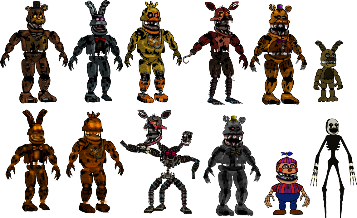Which FNAF 4 animatronic are you?  Fnaf, Five nights at freddy's