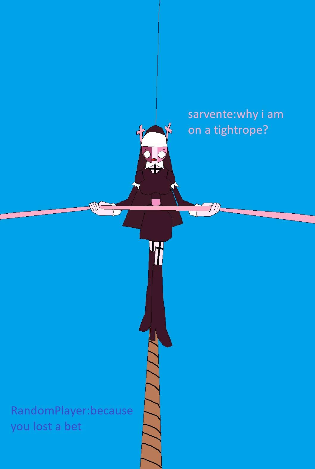 Tightrope ballerina Sarvente in roblox by SwordodinX on DeviantArt