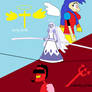 Angel on tightrope