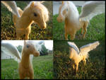 Needle Felted Pegasus Apollo by Jadest