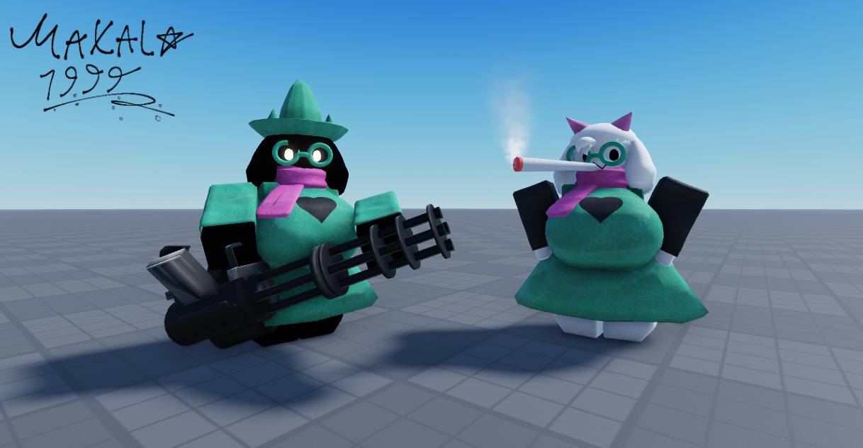 Ralsei and Ralsei by Maxala1999 on DeviantArt