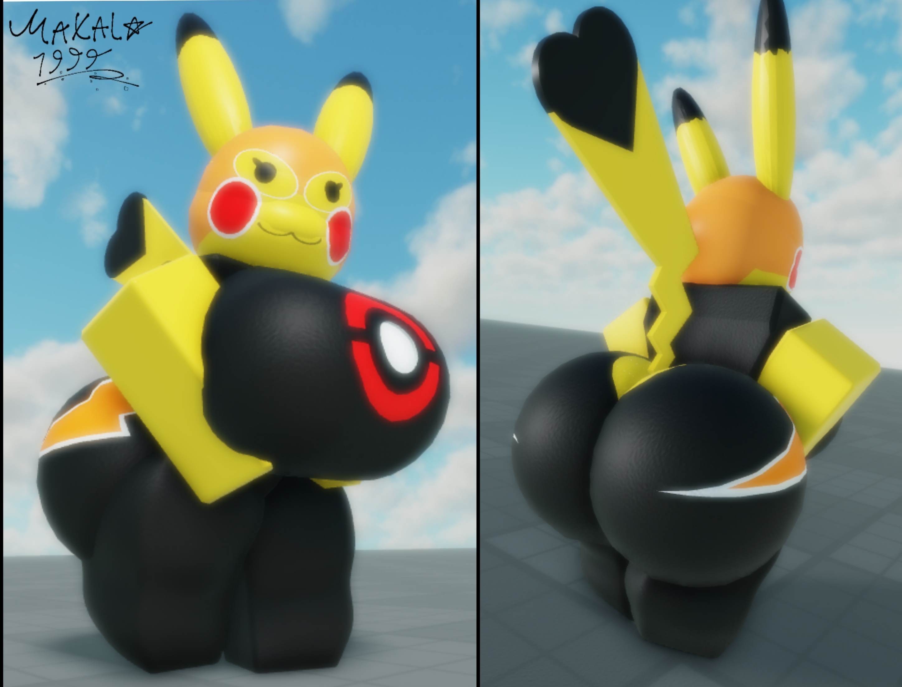 25 F901 shiny pikachu libre pokemon home style by nileplumb on DeviantArt