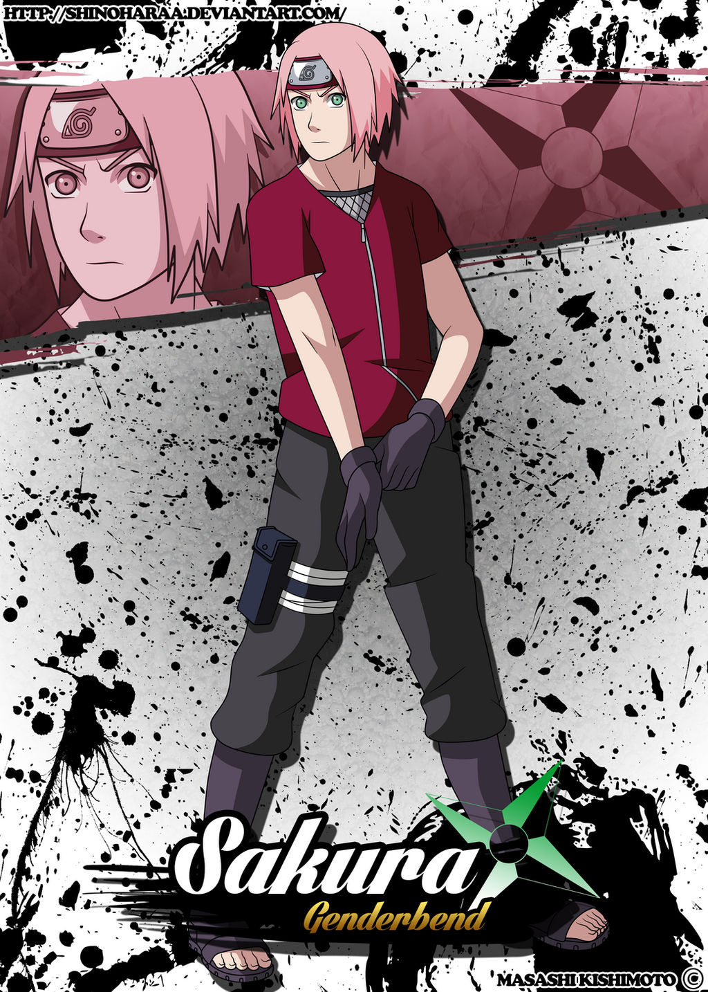 Sakura Haruno -Genderbend- by Shinoharaa on DeviantArt