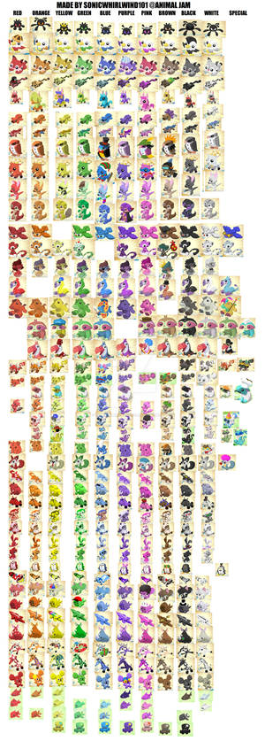 Animal Jam Plushie List