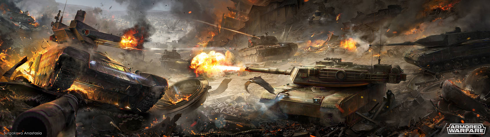 Tank battle
