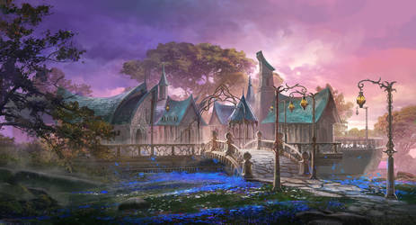 Lineage II: Elf village