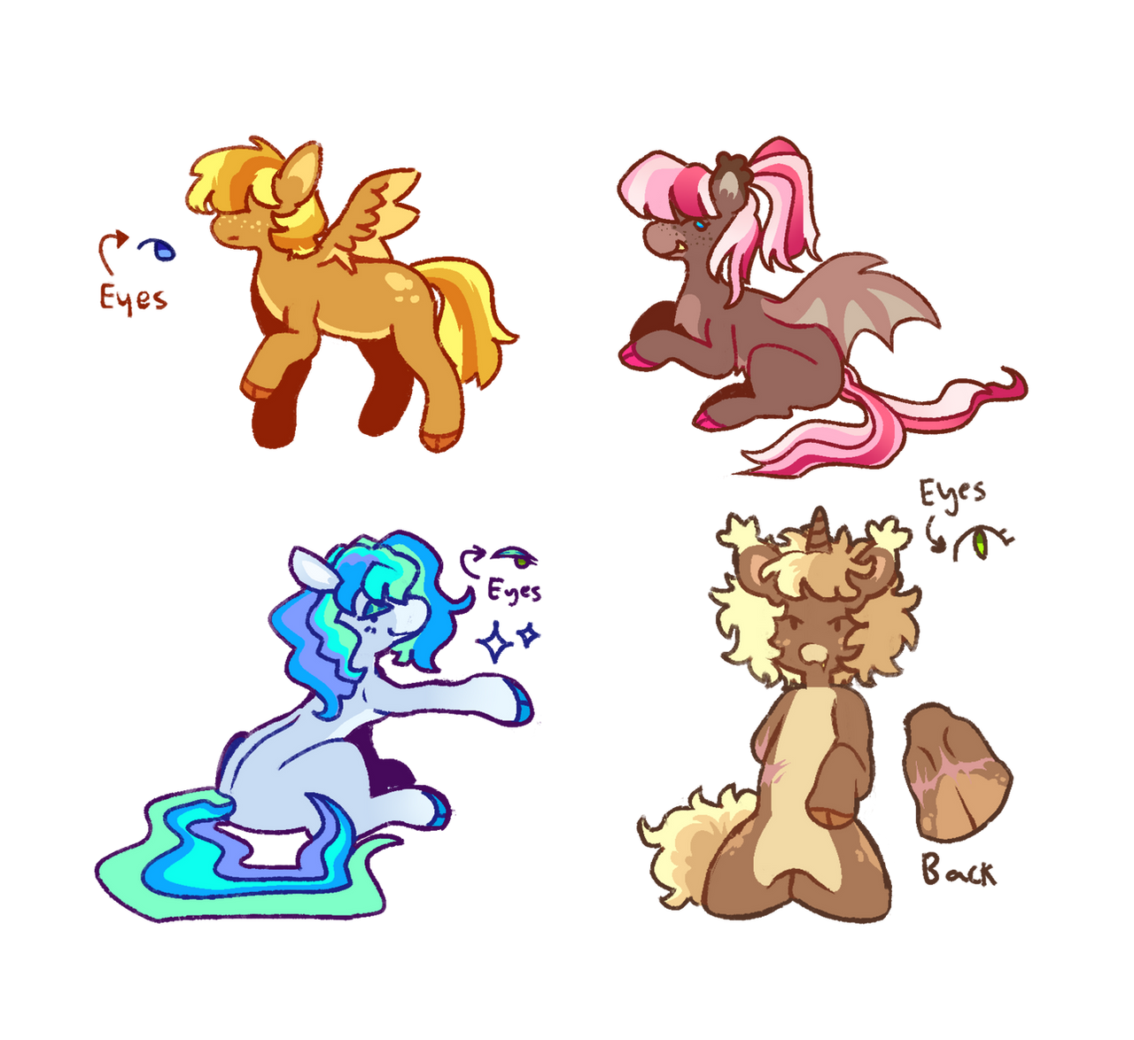 Mlp Designes Some Old MLP Designs - Open by loserbfbmybeloved on DeviantArt