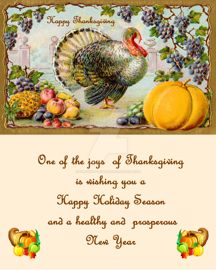 Thanksgiving Greeting Card II
