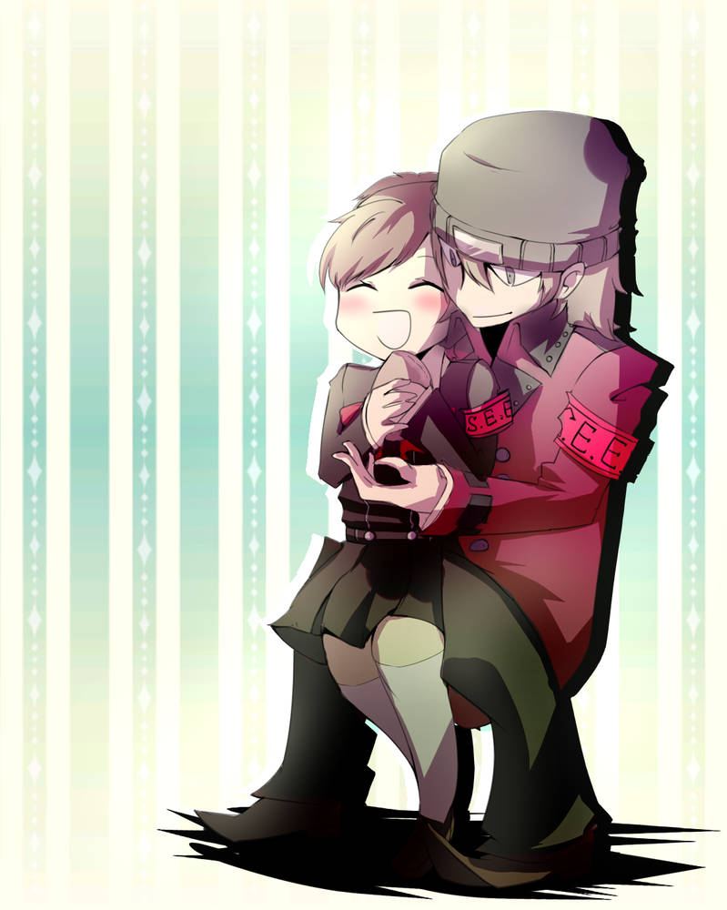 Persona Q: Shinjiro X Minako by Antares25 on DeviantArt
