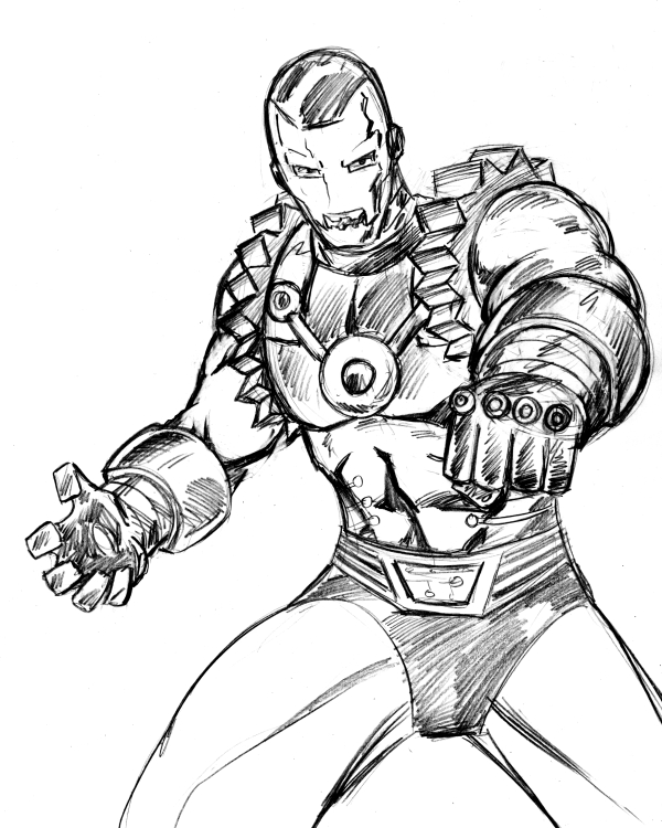 Iron Man 2020 Sketch