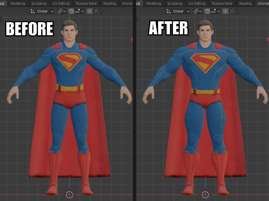 Superman Rear View Superman by thunder1604 on DeviantArt