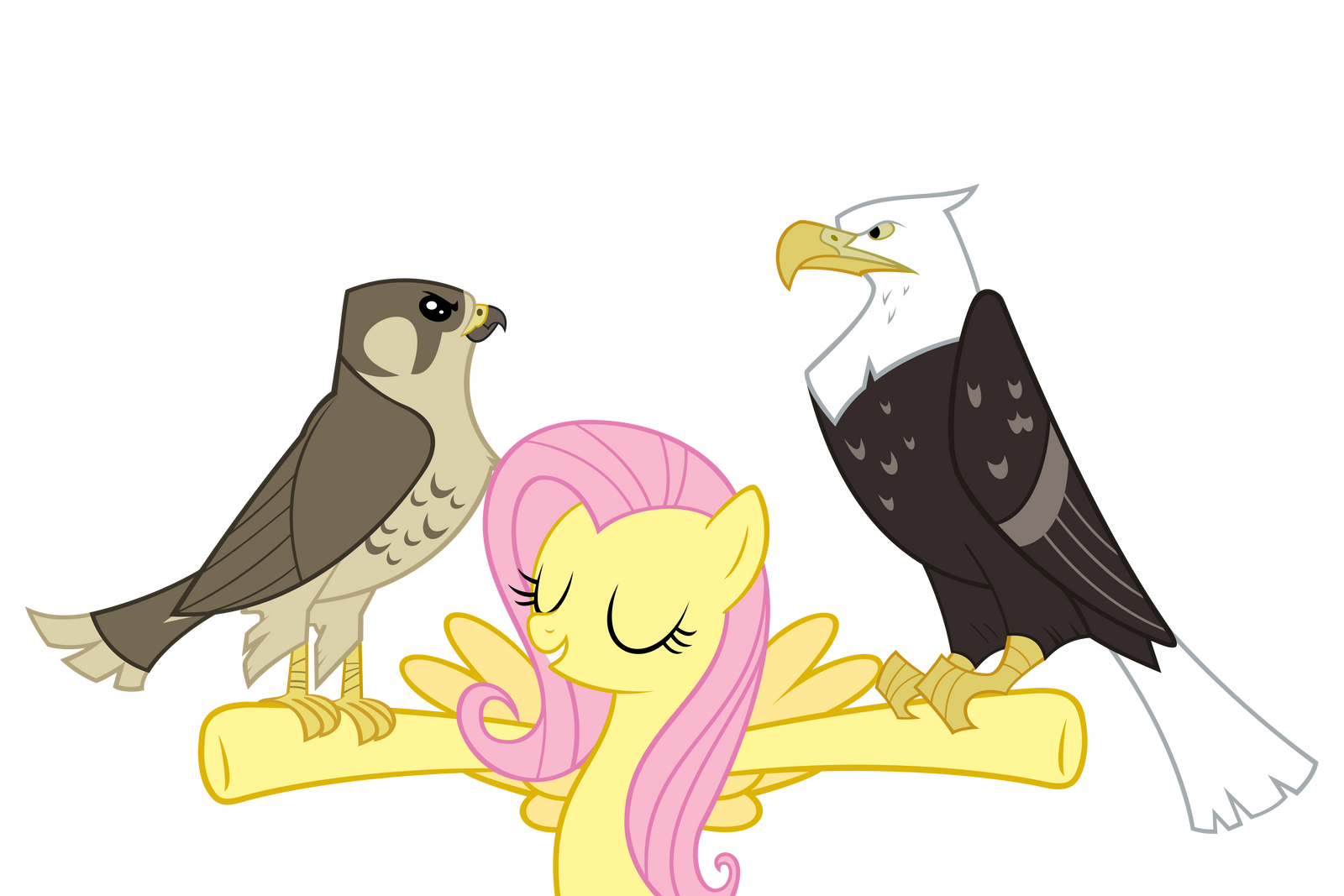 Fluttershy's Regal Birds