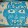 Blue Man Birthday Cake