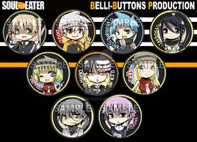 Soul Eater Button Set