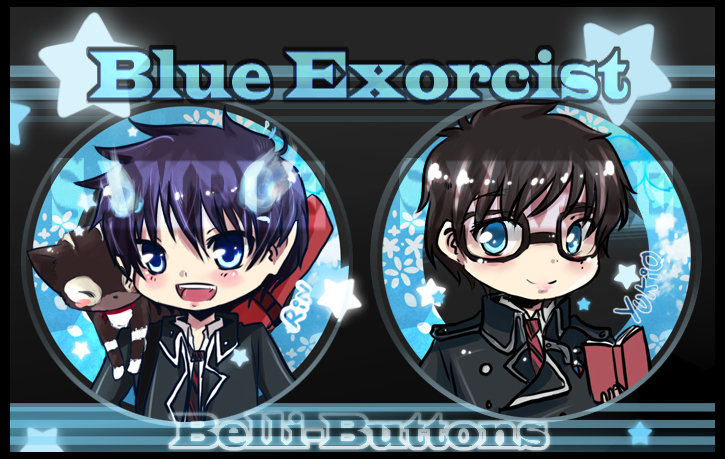 Blue Exorcist Buttons