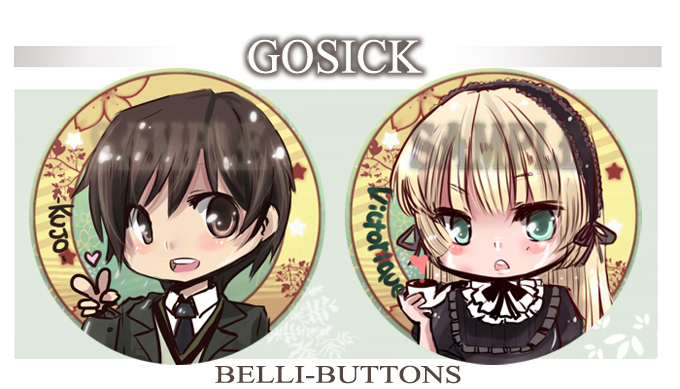 Commission - Gosick buttons