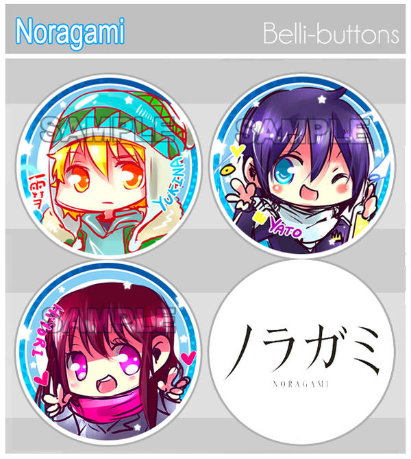 Noragami button set