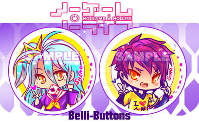 No game no life button set