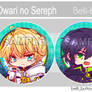 Owari no Sereph Buttons