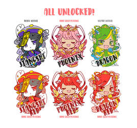 Pre-Order: Mythical cuties from China enamel pins