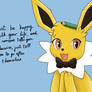 Jolteon's yearbook quote