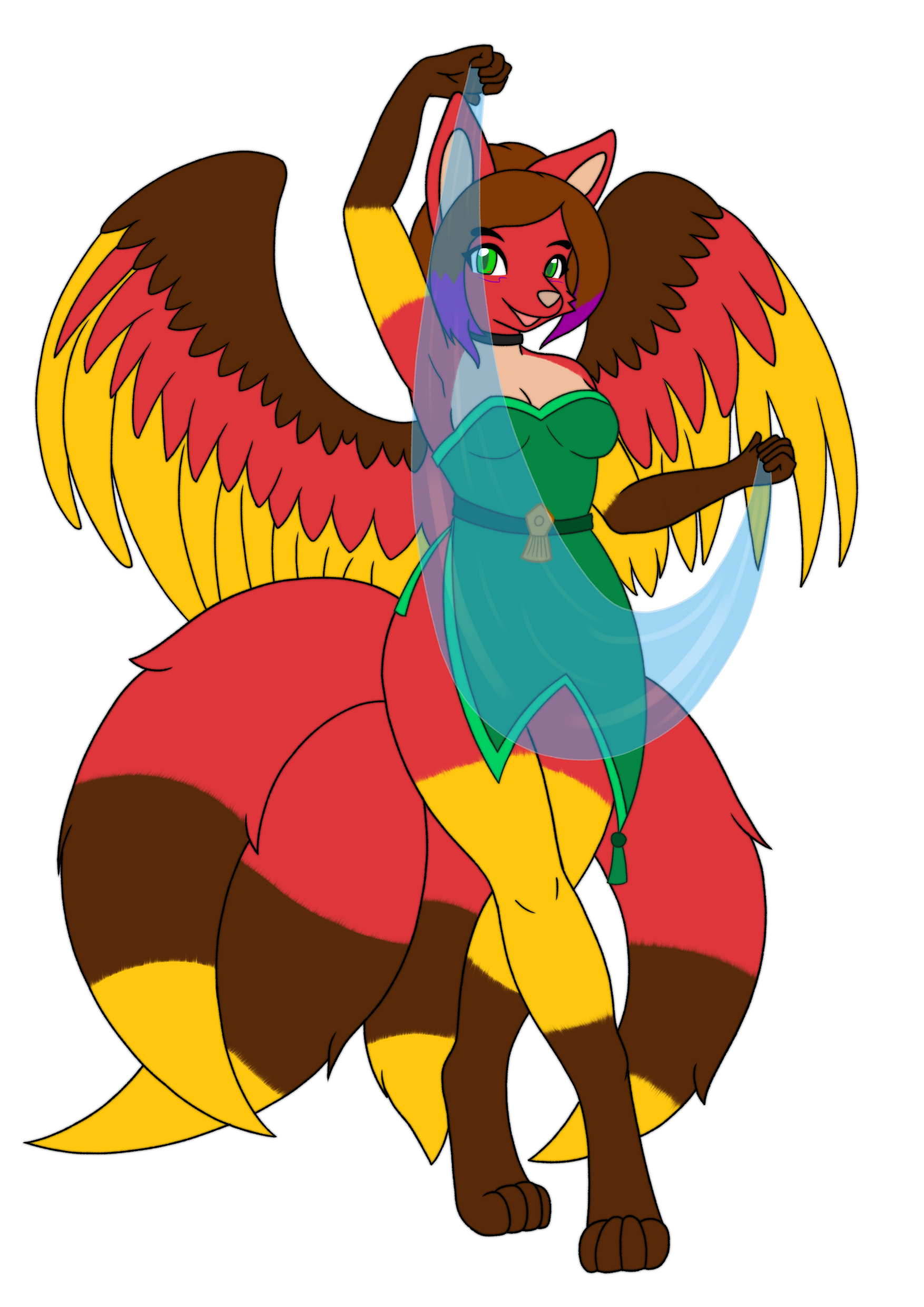 The lovely dancing vixen