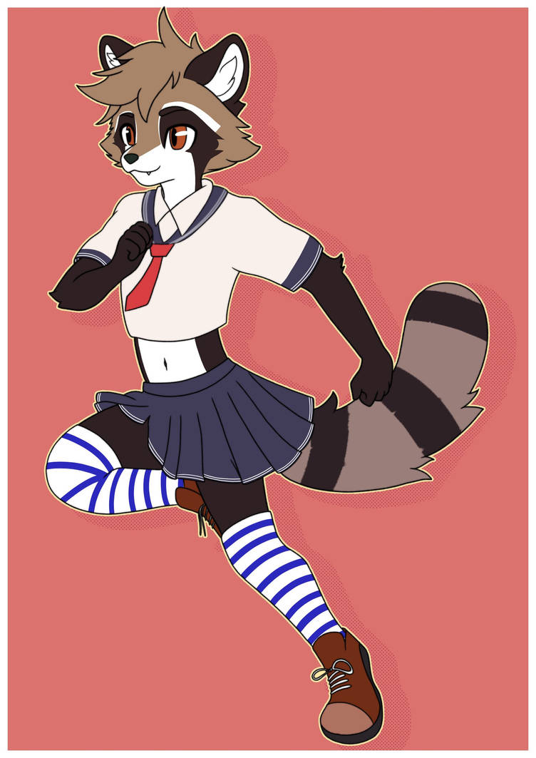 Schoolgirl with brand new socks