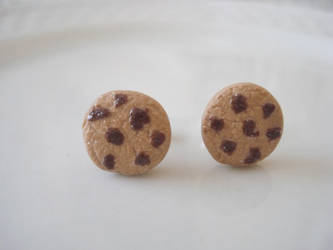 Chocolate Chip Cookie Earrings
