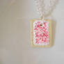 Raspberry Pop Tart Necklace