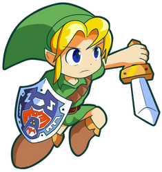 Young Link (MegaMan Powered Up Style).