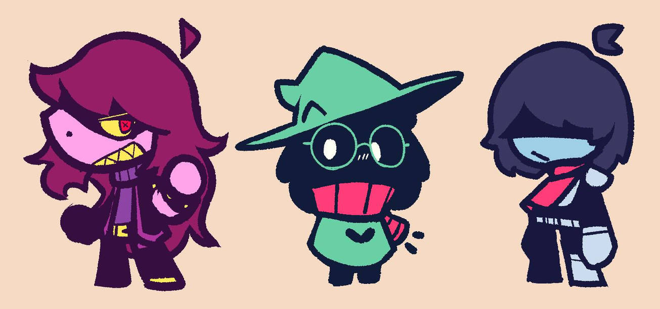 Delta Rune Raslie Deltarune Ralsei , Kris And Susie by ReddymanCYn on DeviantArt