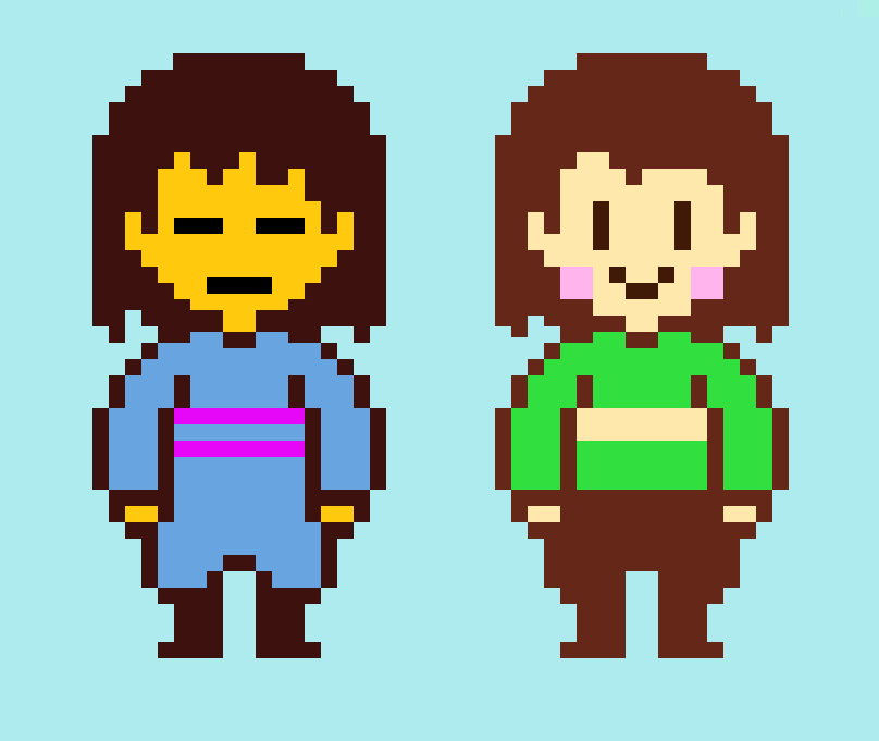 Undertale Sprite Attempt 3 Frisk And Chara By Ascelhire On Deviantart Undertale Sprite Attempt 3 Frisk And Chara By Ascelhire On Deviantart