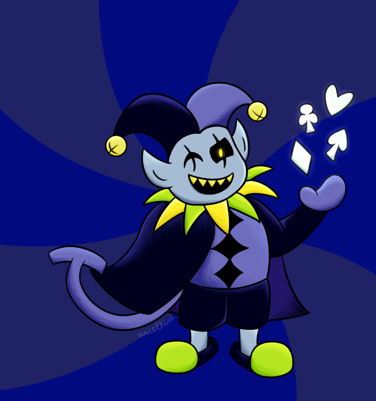 Deltarune-Jevil by Ascelhire on DeviantArt