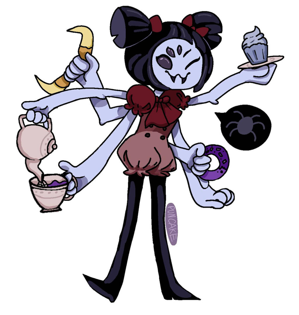 Muffet Raffle Muffet by WhatPunCakes on DeviantArt