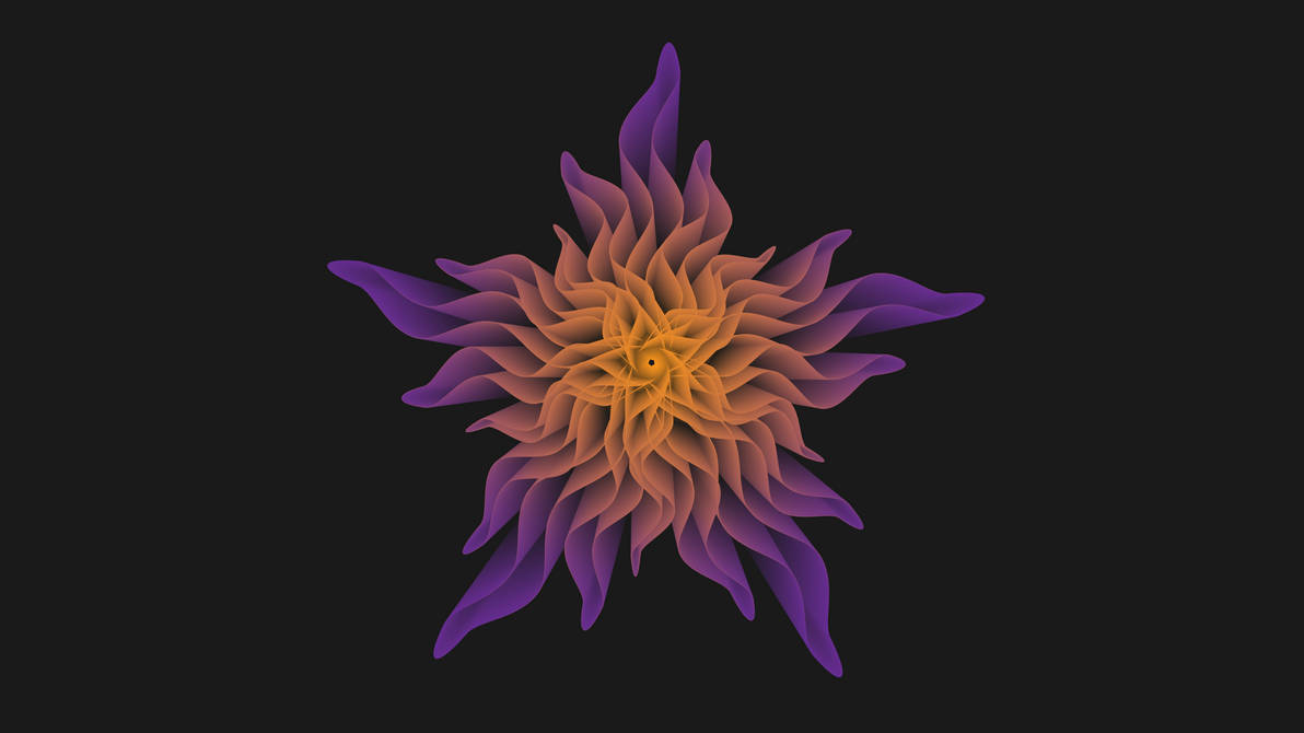 3D Geomtric Flower #2 by AtmosPro on DeviantArt