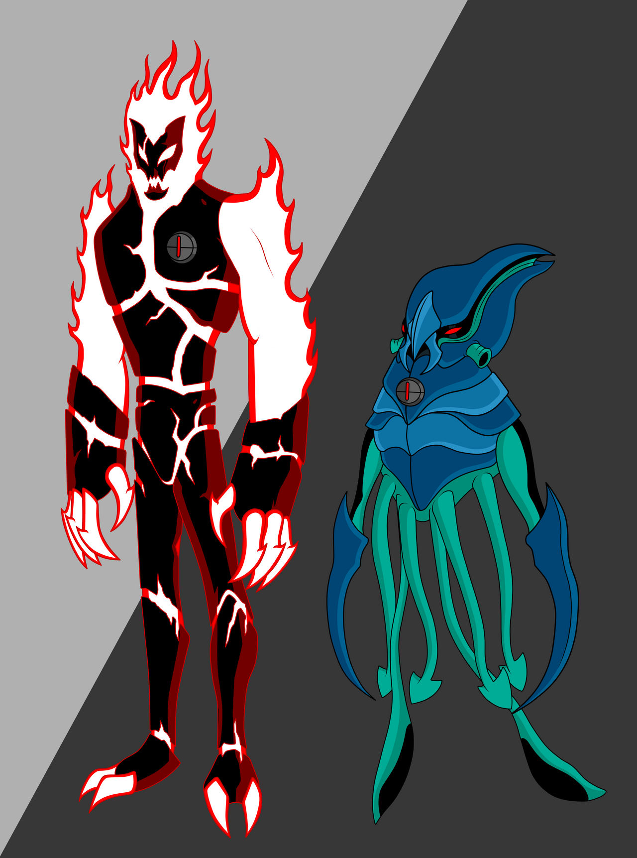 Antitrix Mutation MHA: Rise Ben 10 Antimatrix Aliens Redesign 01 by Noa-Morningstar on ...