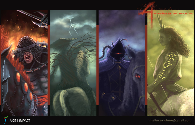 4 всадника апокалипсиса персонажи семь смертных грехов