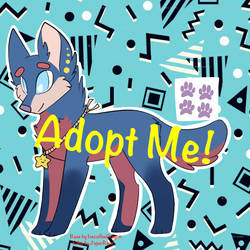 Blue/Red Canine Adopt (CLOSED)