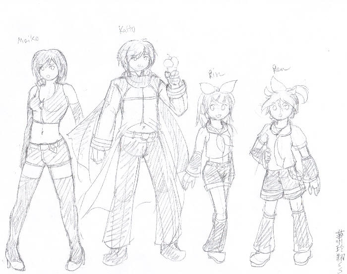 Vocaloid Reference Vocaloid: reference 2 by Kriska on DeviantArt