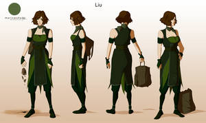 Liu -Avatar character concept design-