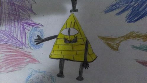 Bill cipher with background